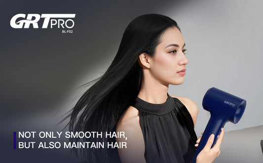 Not only smooth hair, but also maintain hair!- GRT PRO Professinal High Speed Hair Dryer BL-F02