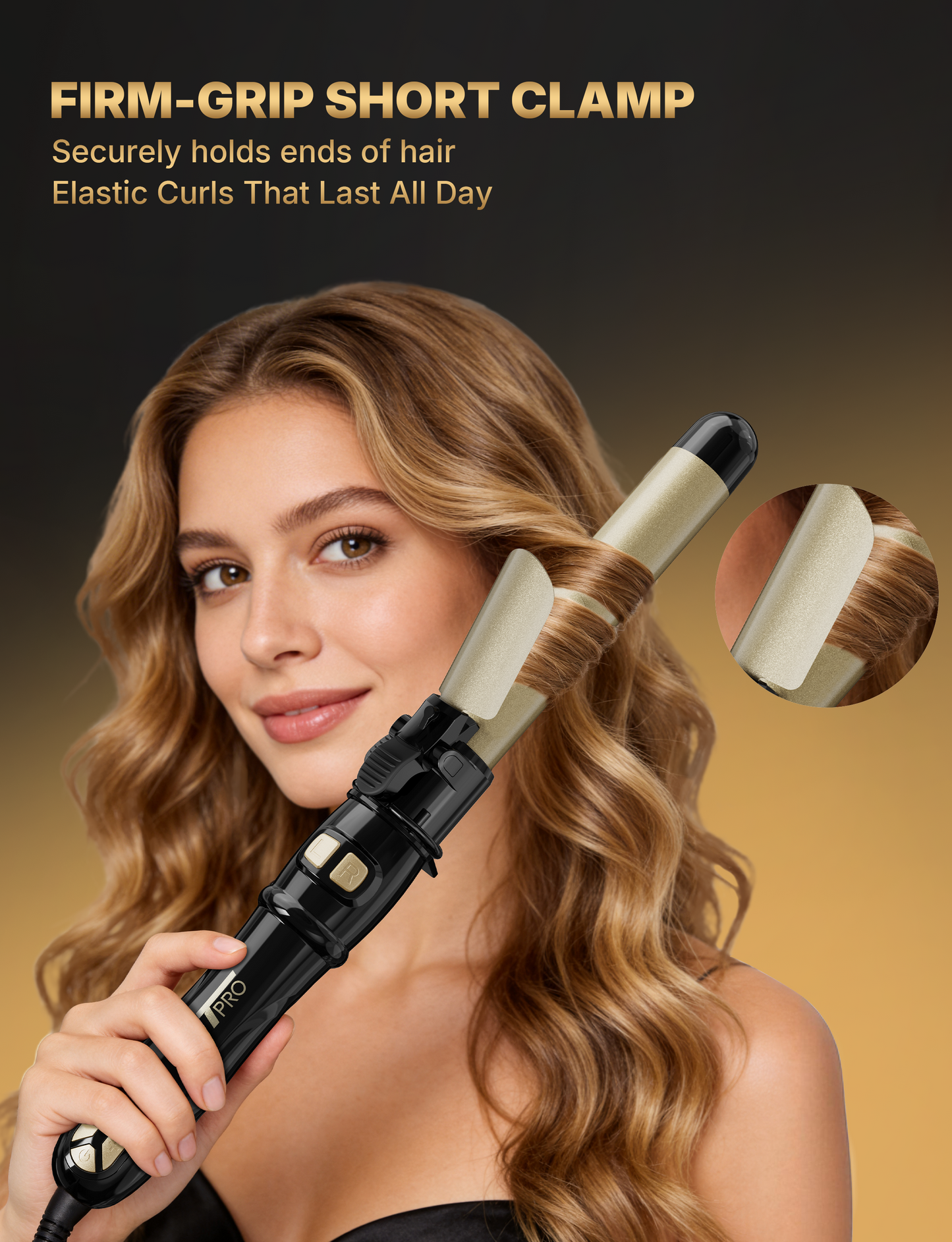 28mm Auto-Rotating Curling Iron, Salon-Grade Professional Curler with 14 Heat Settings 100-230°C, Ceramic Tourmaline Coating, 30s Fast Heat-Up, Auto Shut-Off – for Long & Thick Hair, Bouncy Curls