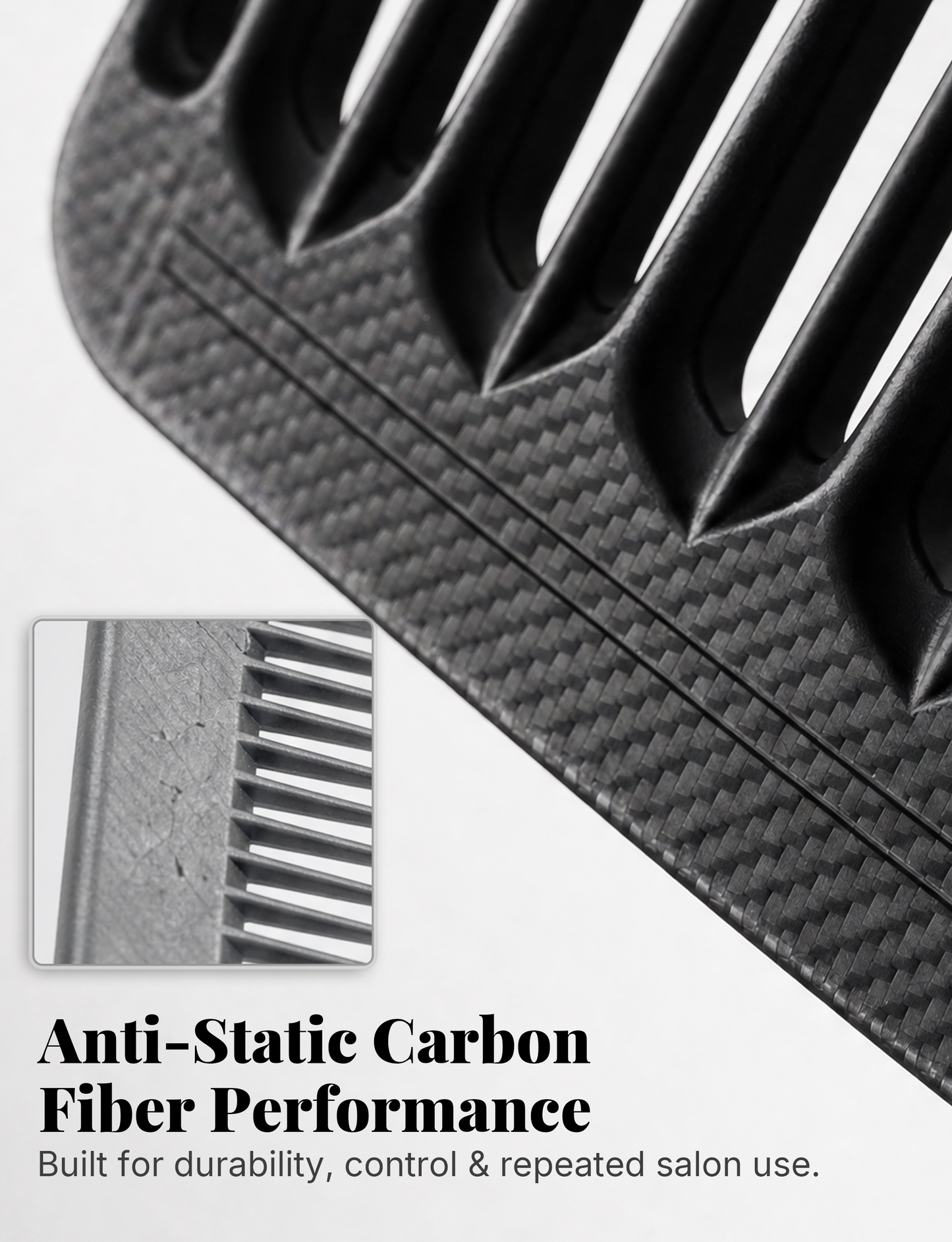 Hair Combs Set 5 Pcs Professional Hairdressing Styling Combs with Stainless Steel Handle, Tail Comb wide tooth comb Cutting Comb, Salon Barber Women Men, Heat Resistant Anti-static, Wet or Dry Use