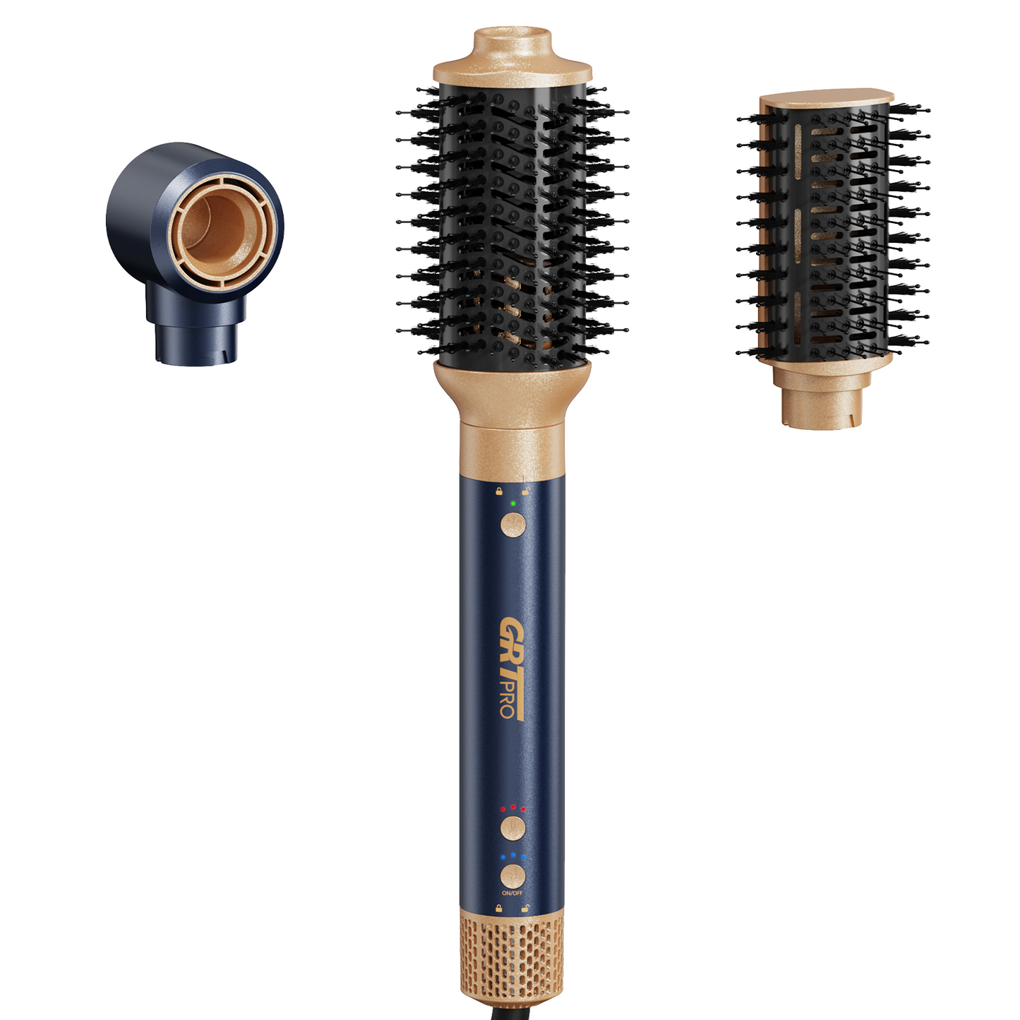 3-in-1 Hot Air Styler & Hair Dryer Brush | Negative Ion Multi Hair Styler, One-Step Volumising, Straightening & Blow Drying, High-Speed Motor, for Medium to Long Hair
