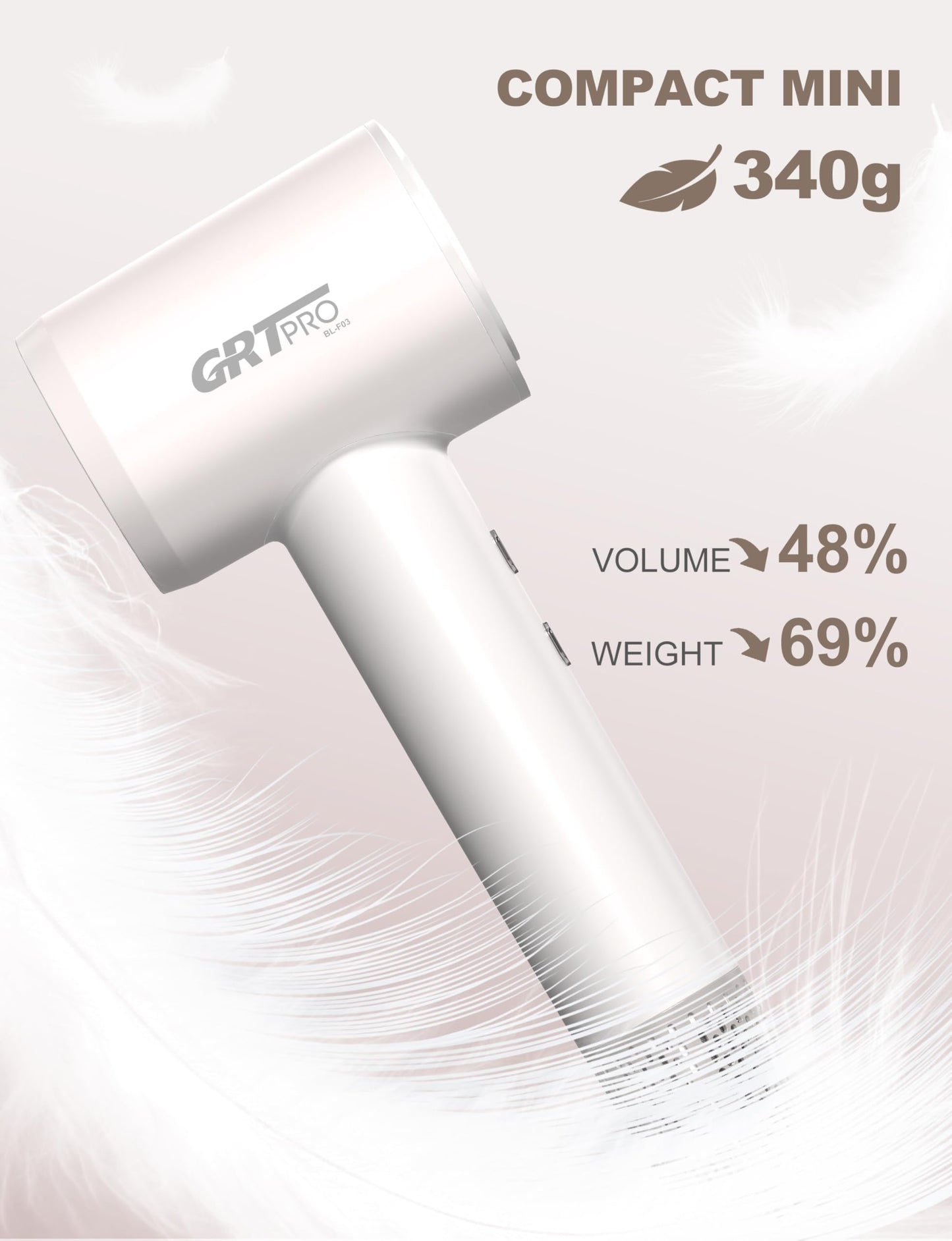 GRT PRO Ionic Hair Dryer 2200W BL-F03